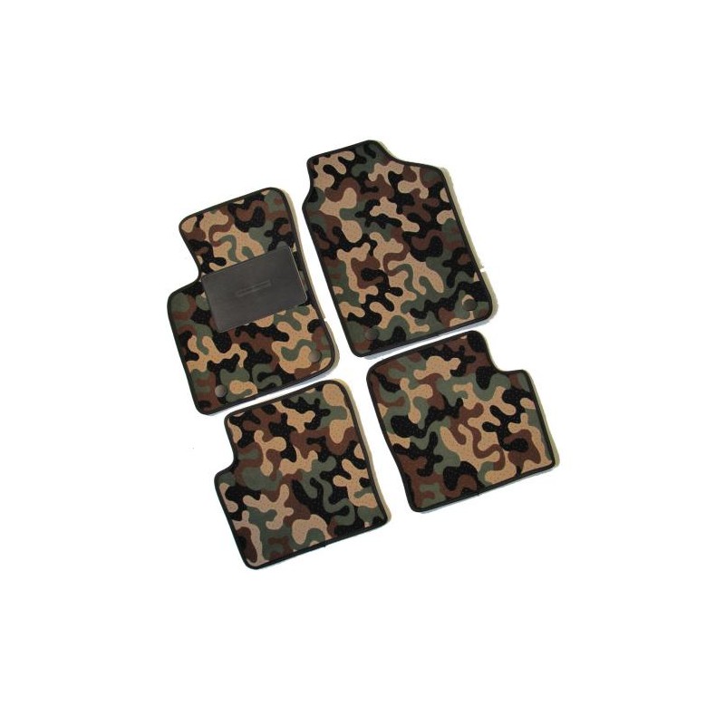 Tappetini Citroen DS3 (Serie 2010 - oggi) 4 pezzi mimetici