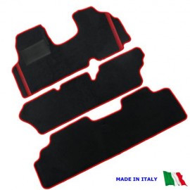 Tappetini Fiat Scudo Panorama 8 o 9 posti (Serie 2012 - oggi) 3 file ricamato
