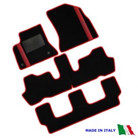Tappetini Fiat Freemont (Serie 2011 - oggi) 3 file ricamato